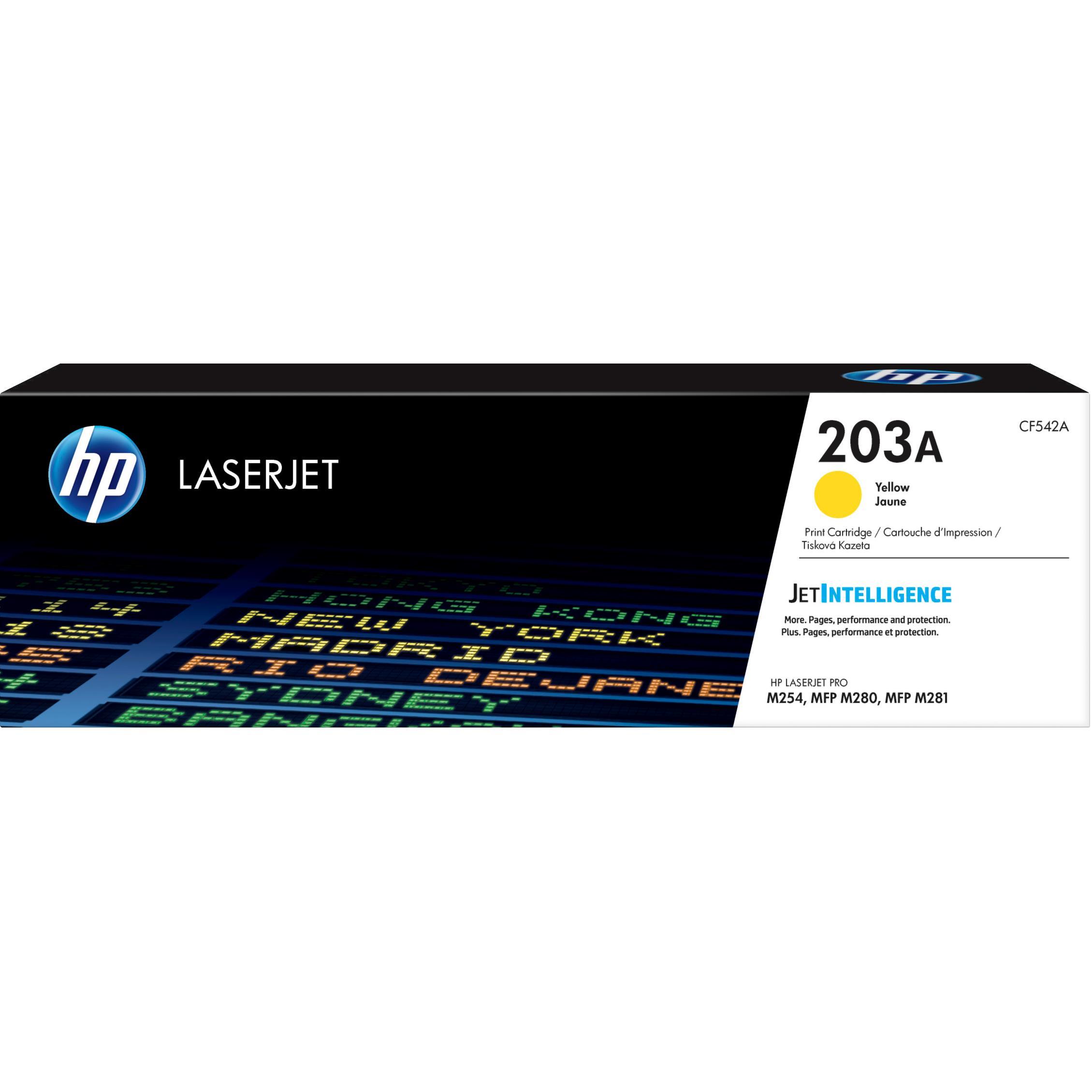 HP 203A Gelb // Original LaserJet Toner CF542A Tonerkartusche Patrone