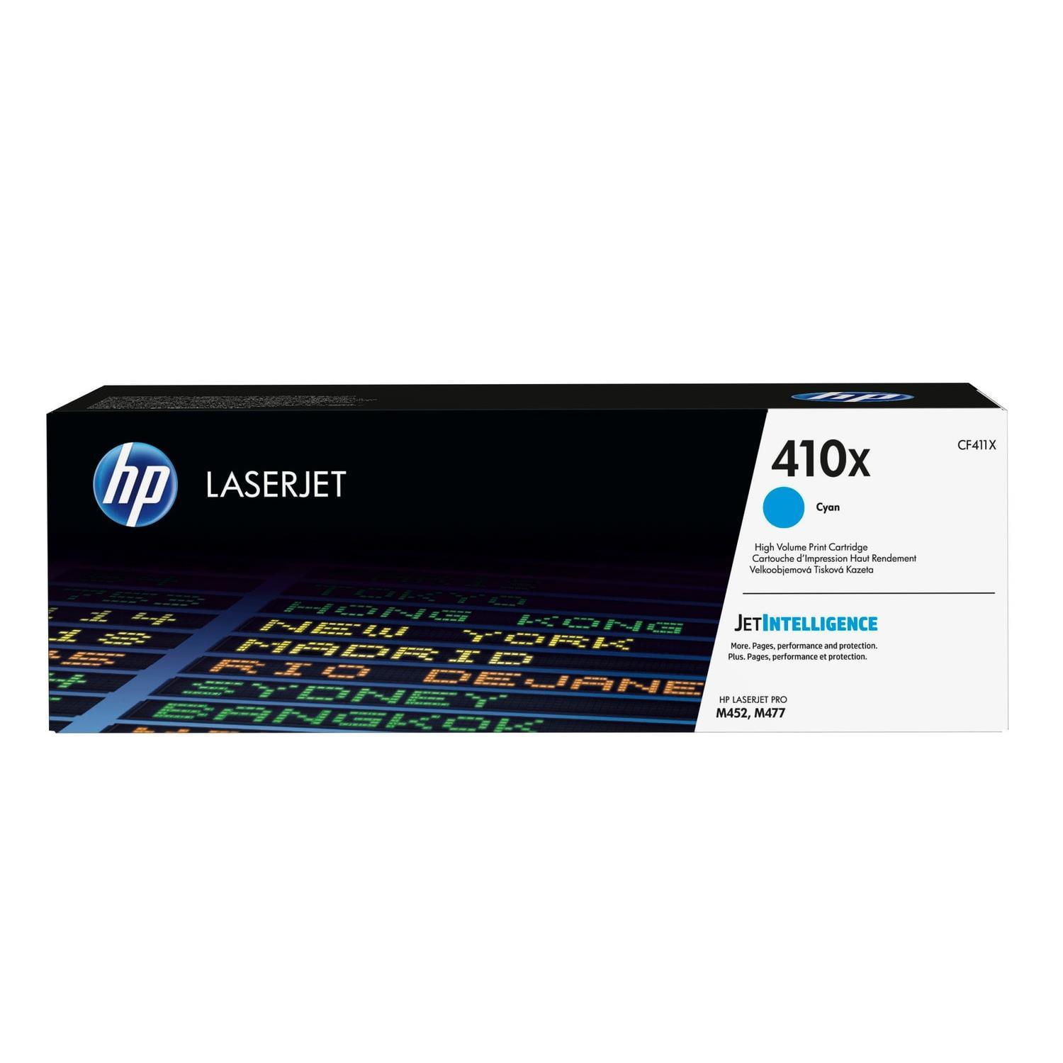 HP 410X Original LaserJet-Tonerkartusche mit hoher Reichweite – Cyan CF410X 5000s