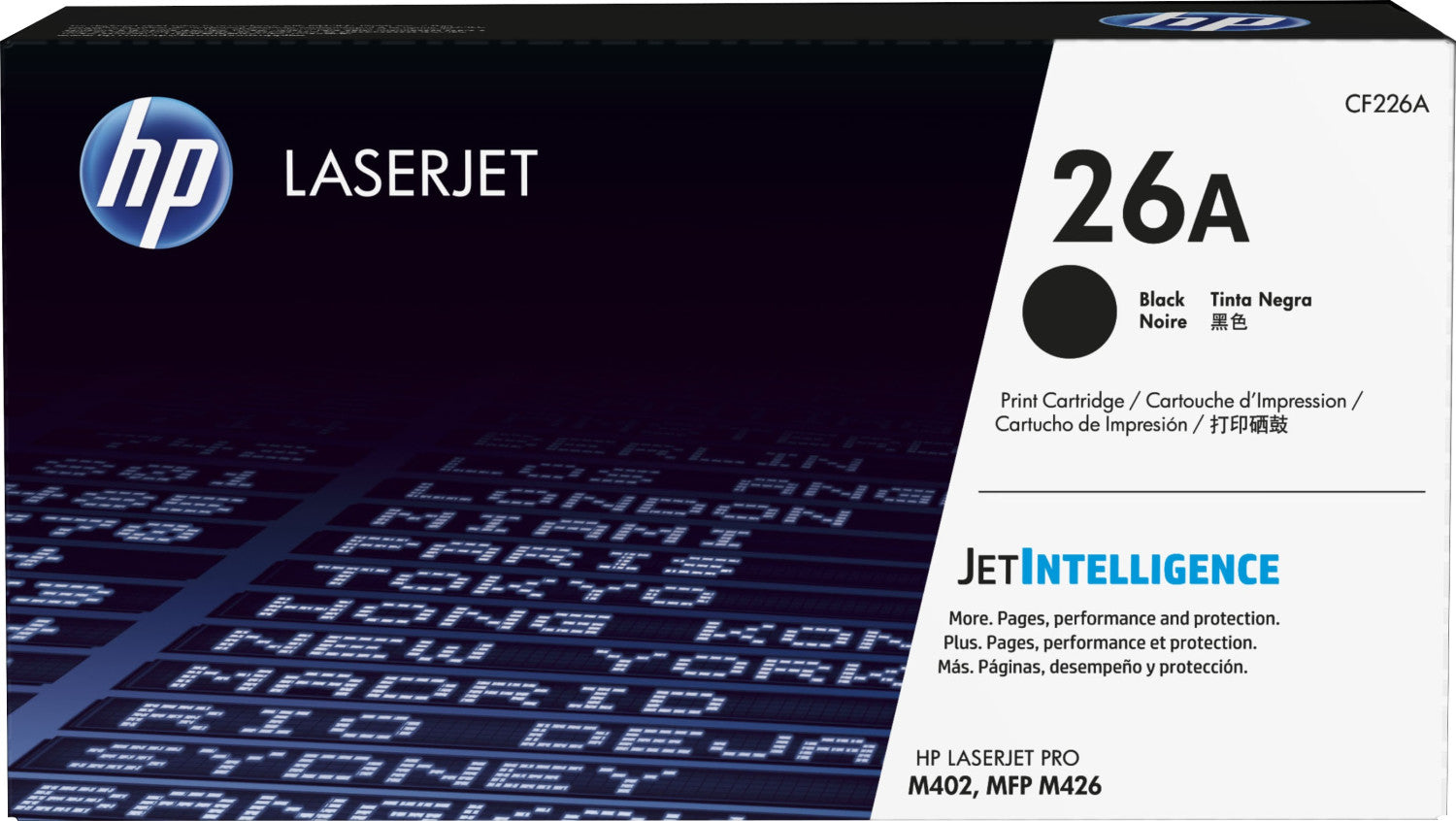 HP 26A Original LaserJet Toner Schwarz Tonerkartusche - CF226A 3100 S.