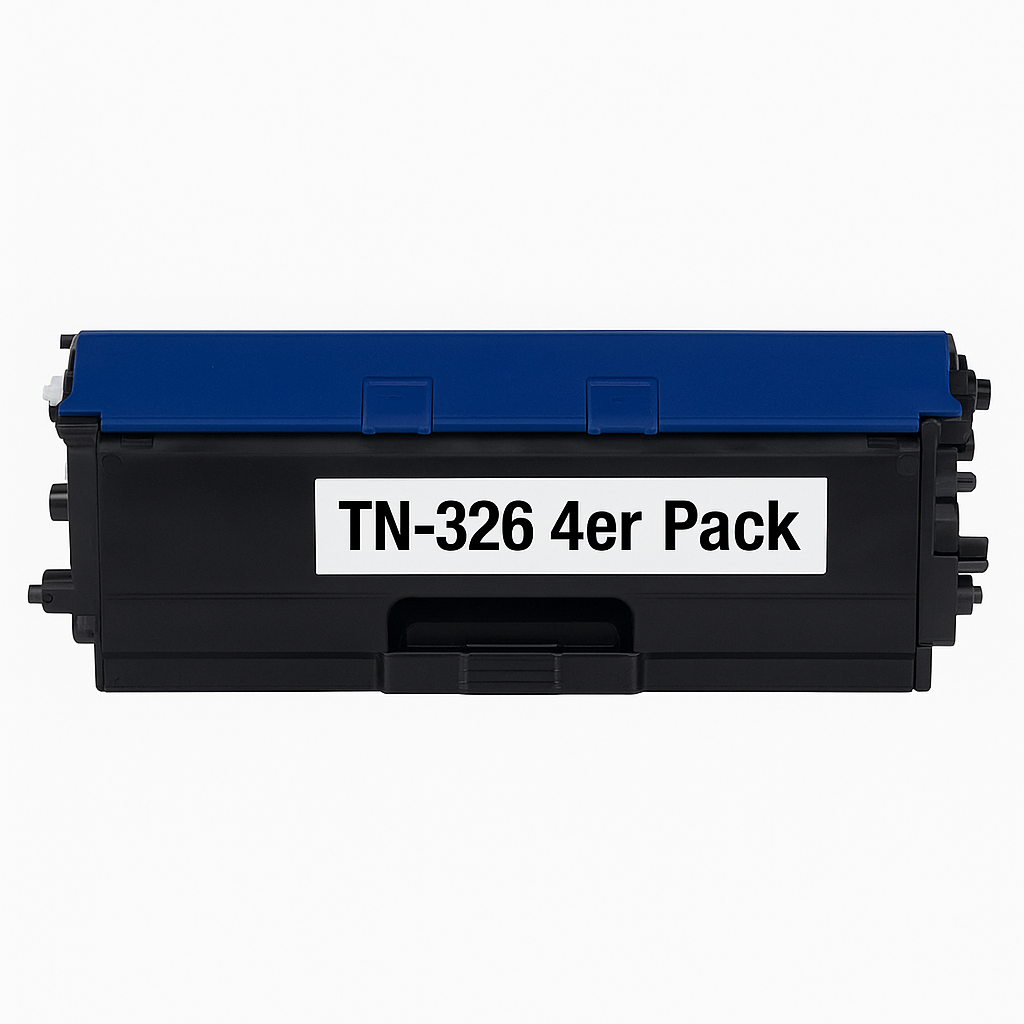 Brother TN-326 4er Pack / Schwarz Cyan Magenta Gelb - Set / Alternativ BROTHER Laserdrucker Toner TN326