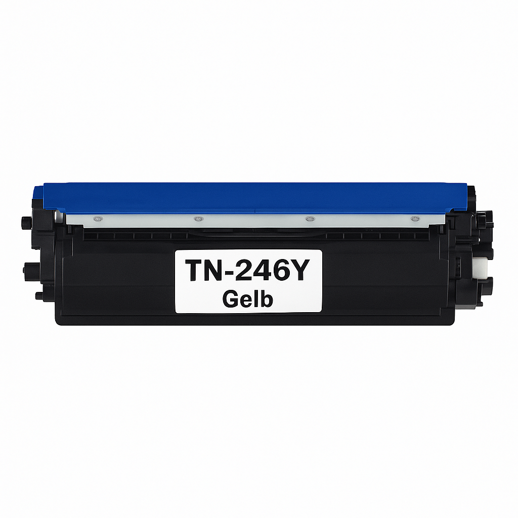 Brother Kompatible Toner für TN246Y Gelb farbig | Ersatztoner, Alternativtoner  TN246Y / 4.000 Seiten