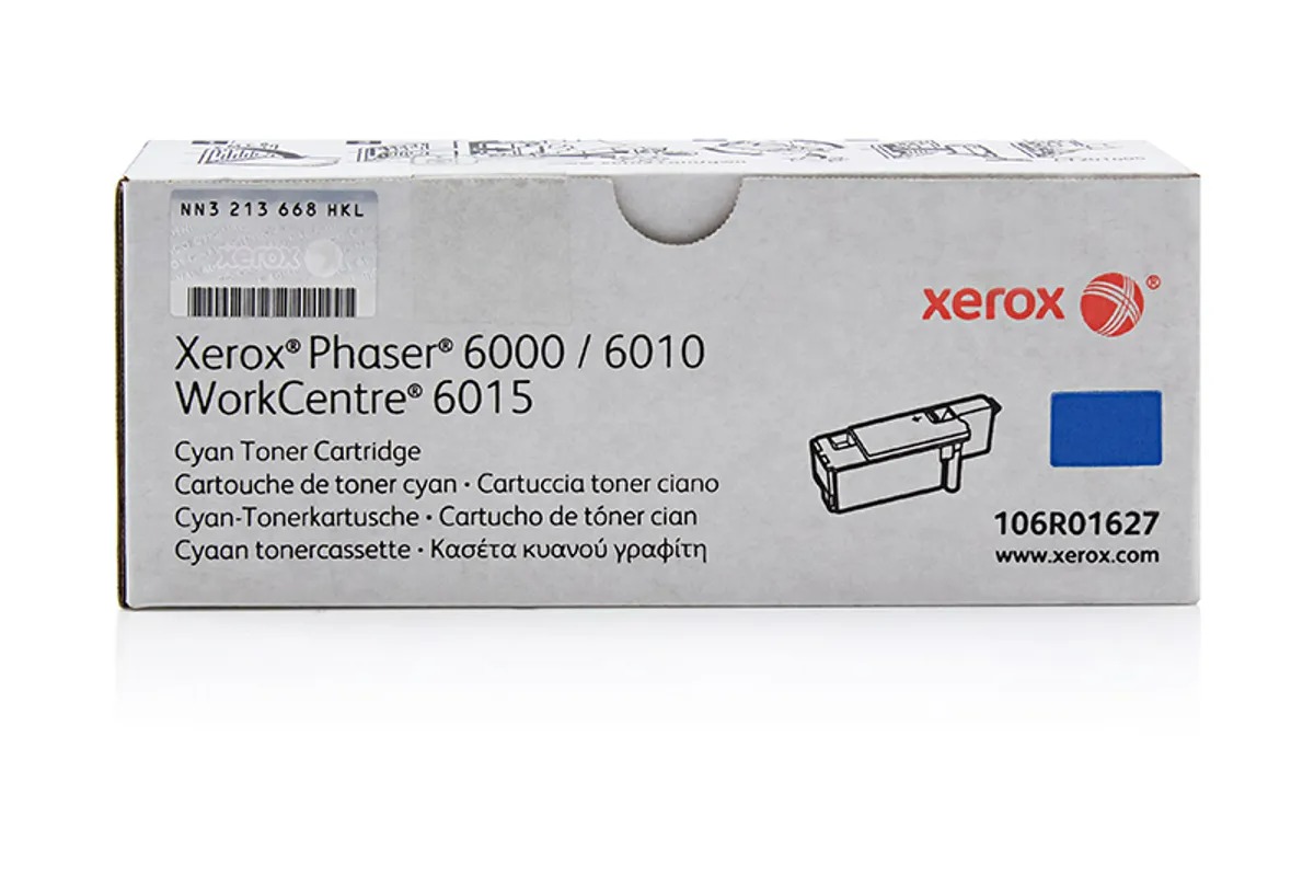 Original Xerox 106R01627 Toner cyan, Kapazität bis zu 1 000 Seiten