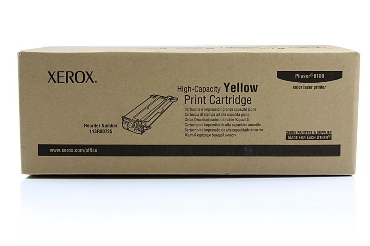 Original Xerox 113R00725 Toner gelb, Kapazität bis zu 6 000 Seiten